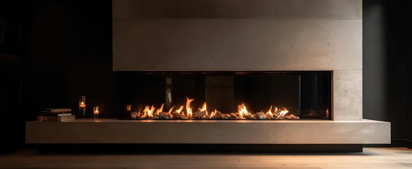 Gas Fireplace Ember Bed Design Services in Garden City, New York