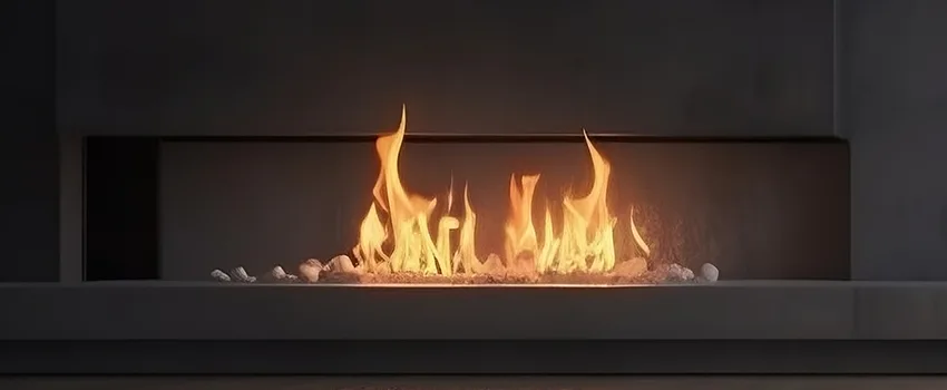 B-Vent Gas Fireplace Installation in Garden City, NY
