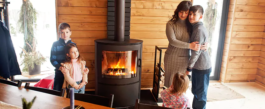 Morso Cast Iron Fireplace Insert Installation in Garden City, New York