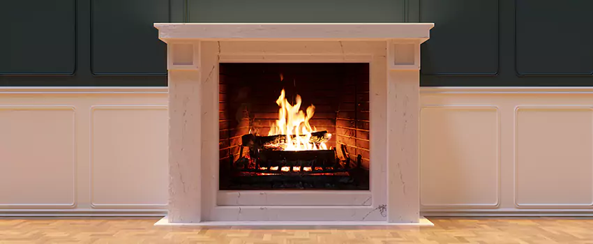 Open Flame Wood-Burning Fireplace Installation Services in Garden City, New York