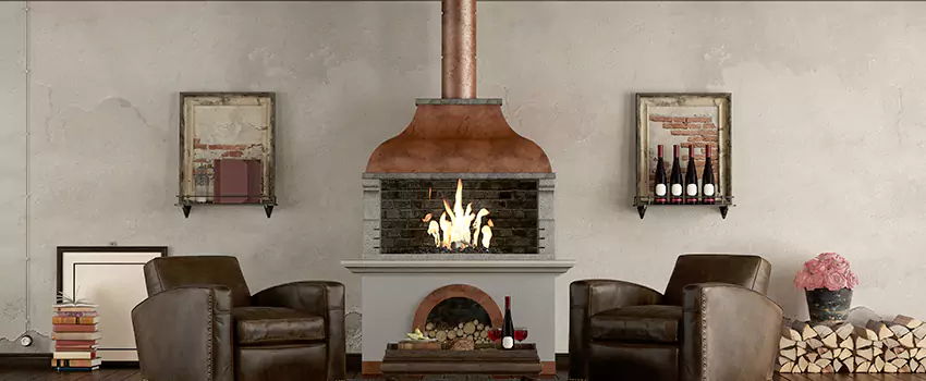 Thelin Hearth Products Providence Pellet Insert Fireplace Installation in Garden City, NY