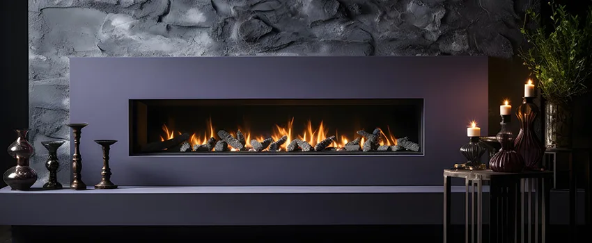Ember Bed for Ventless Gas Fireplace in Garden City, NY